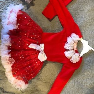 HolIday Tutu dresses. Size 2t and 4t.
